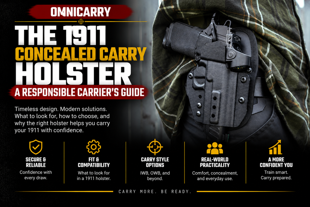 The Responsible Carrier’s Guide to the 1911 Concealed Carry Holster