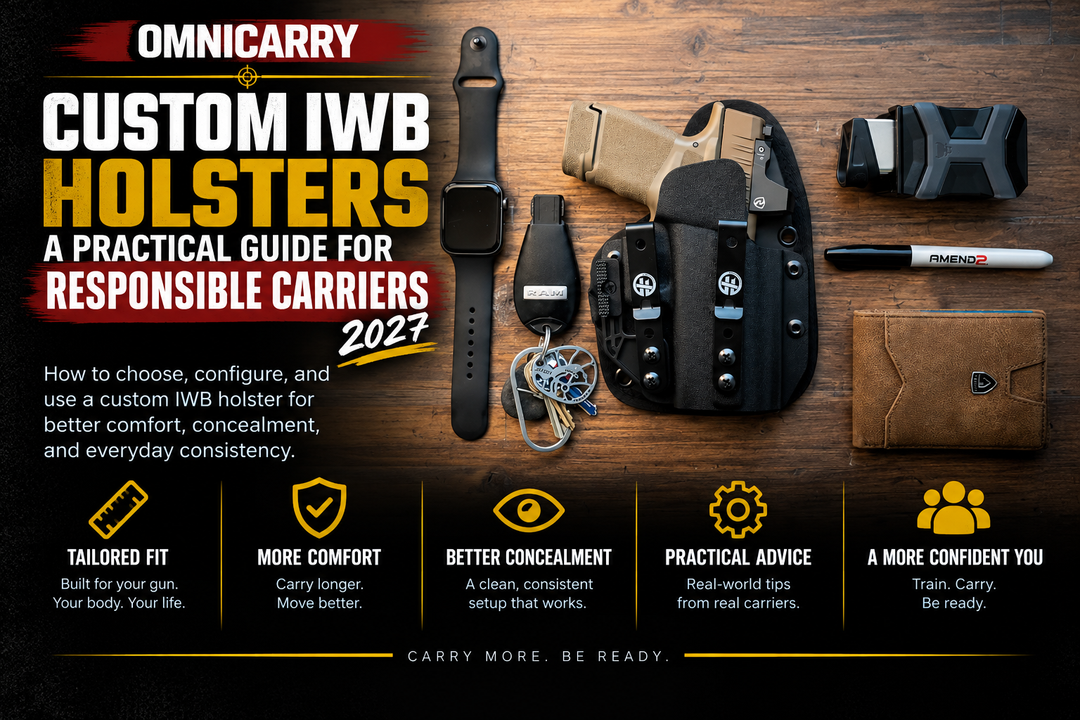 Custom IWB Holsters: A Practical Guide for Responsible Carriers (2026)