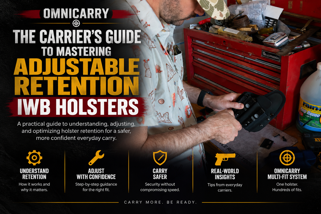 The Carrier’s Guide to Mastering Adjustable Retention IWB Holsters