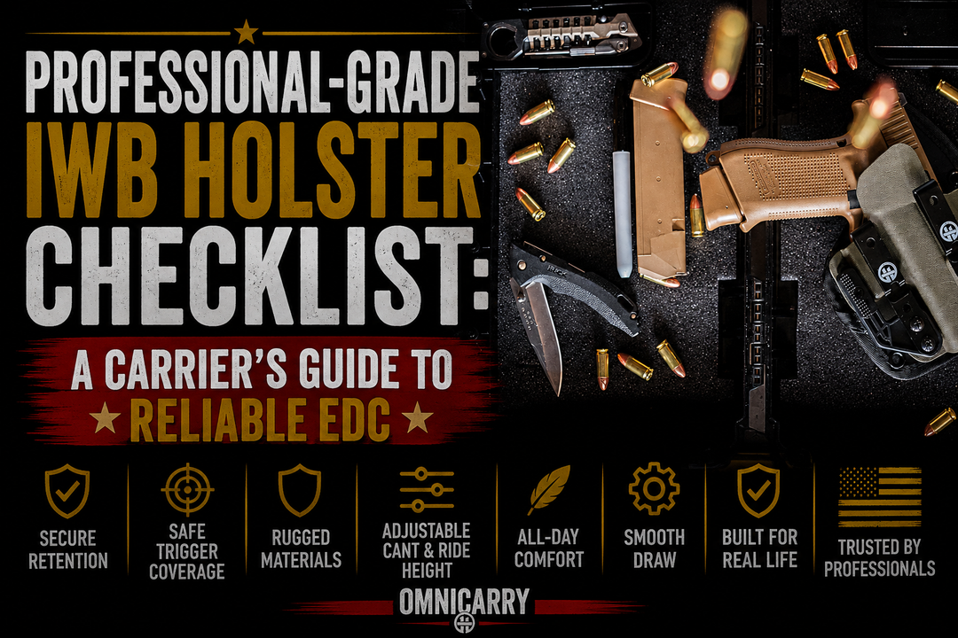 Professional Grade IWB Holster Checklist: A Carrier’s Guide to Reliable EDC