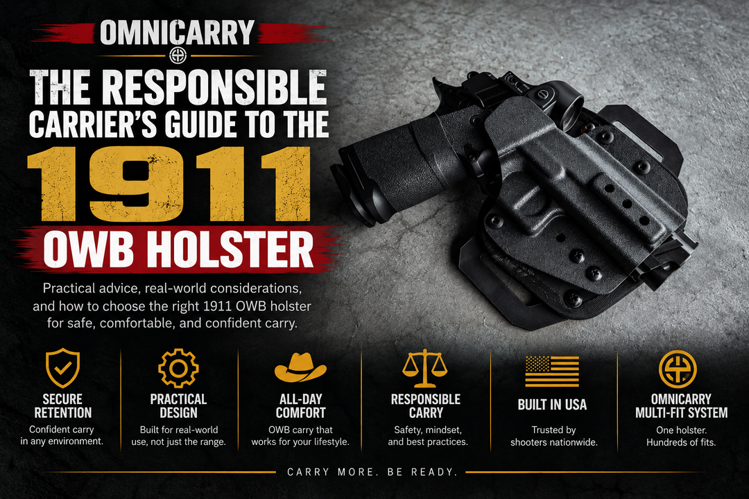 The Responsible Carrier’s Guide to the 1911 OWB Holster