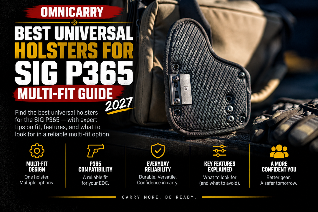 Best Universal Holsters for Sig P365: Multi-Fit Guide