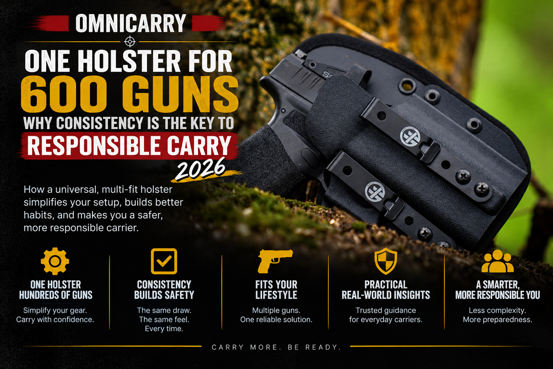 One Holster for 600 Guns: Why Consistency is the Key to Responsible Carry (2026)