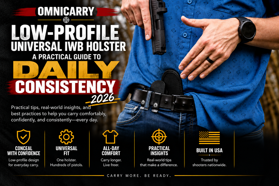 Low Profile Universal IWB Holster: A Practical Guide to Daily Consistency (2026)